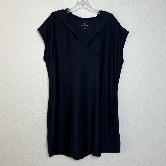 Athleta Wick-It Hoodie Swim Cover-Up Dress - Picture 2 of 10